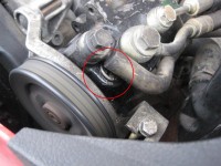 Hydraulikpumpe mit undichtem Verschlußstopfen