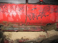 Kotflügelecke/Schweller links rostfrei