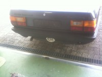 Heckblech fast makellos