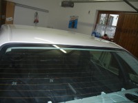 Scheibenrahmen hinten oben