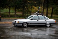 Das ist die Tiefe die ich gerne hätte aber der hat seine Federn einfach abgeschnitten und dabei leidet die Fahreigenschaft schon sehr!