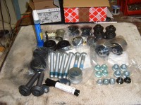 Material mind. 350 Euro komplett mit Lager für den Querträger .