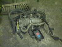 Standheizung von oben mit Schläuchen