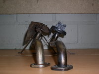 links MC mit Schwallsperre / rechts 3B bzw 7A