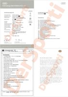 Fahrzeug-Identitätsurkunde Audi 100 Avant quattro Sport s711 wa5