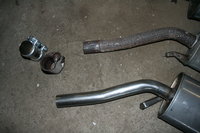 Anschlussrohr zum Kat