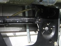 Das Gestänge im eingebauten Zustand