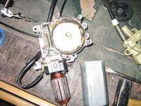 Der Motor mit Getriebe