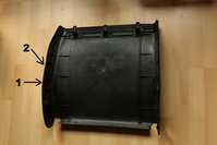 Abdeckung Fahrersitz