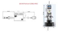 Philips LED H4 Premium 12901 HPX2