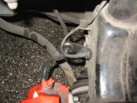 Pfusch 2: Probeweise den original Bremsschlauch genommen.