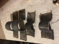 Die gebogenen Rohlinge aus 4mm Edelstahl