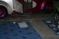 Kabel von vorne nach hinten