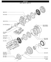 Klimakompressor DENSO 10P17C (Audi 034 260 805 C)