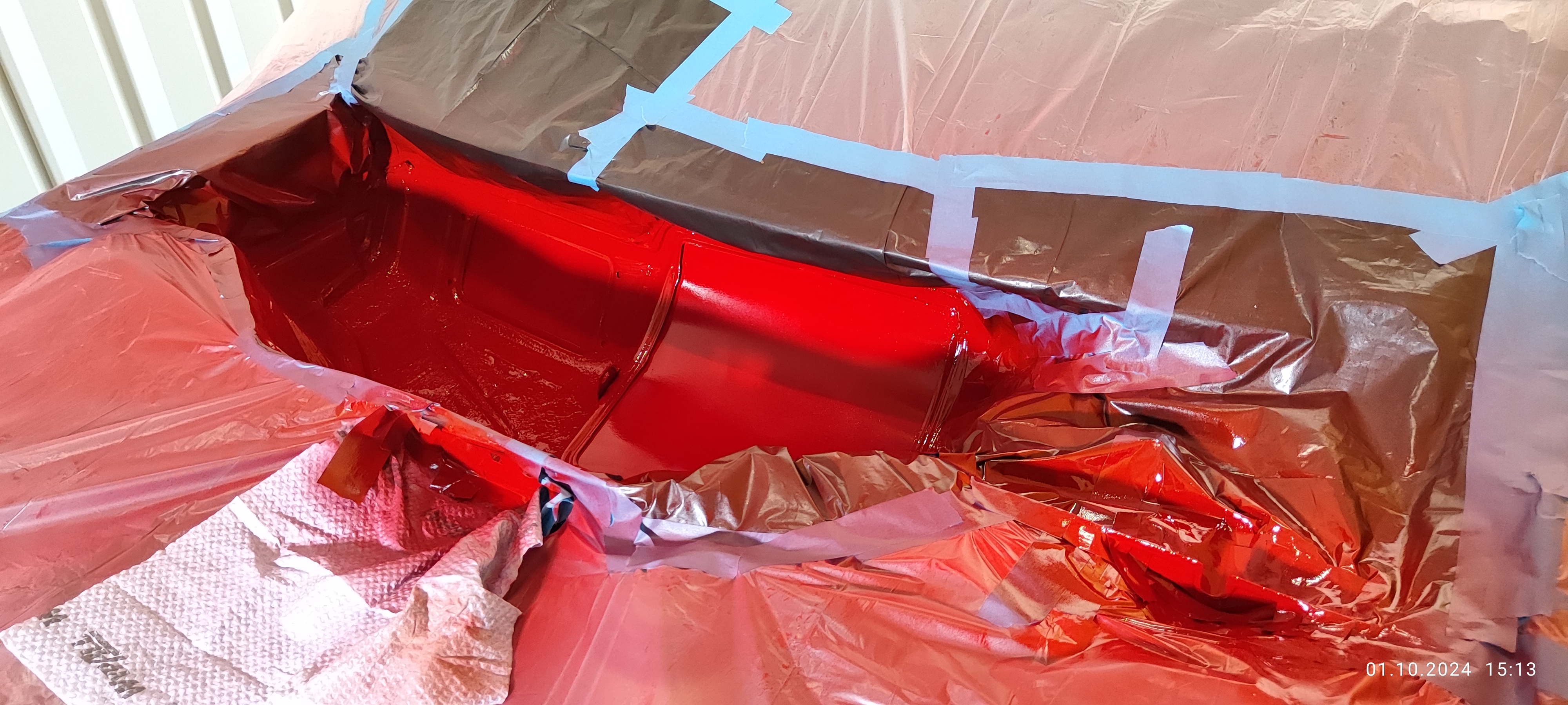 Wasserkasten lackiert