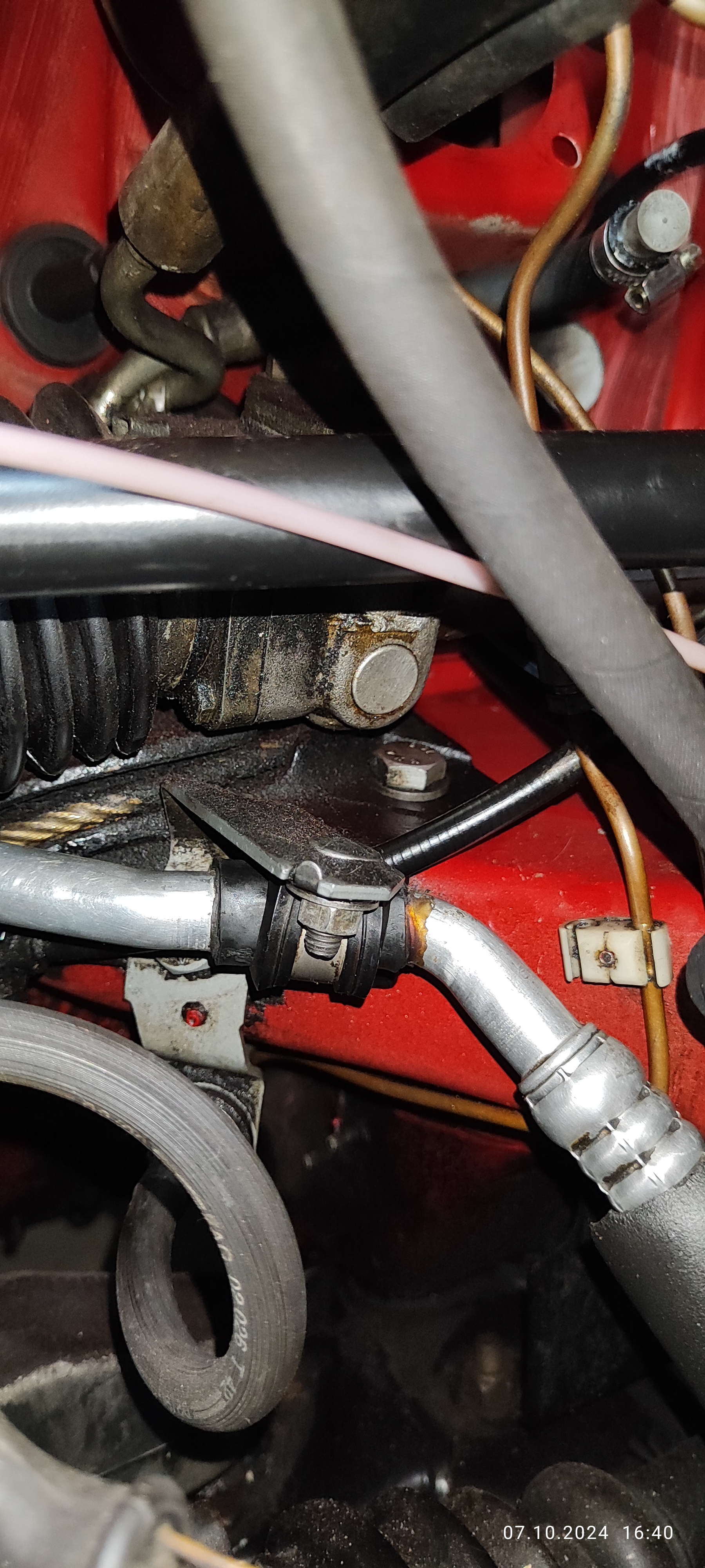 ND-Leitung eingebaut