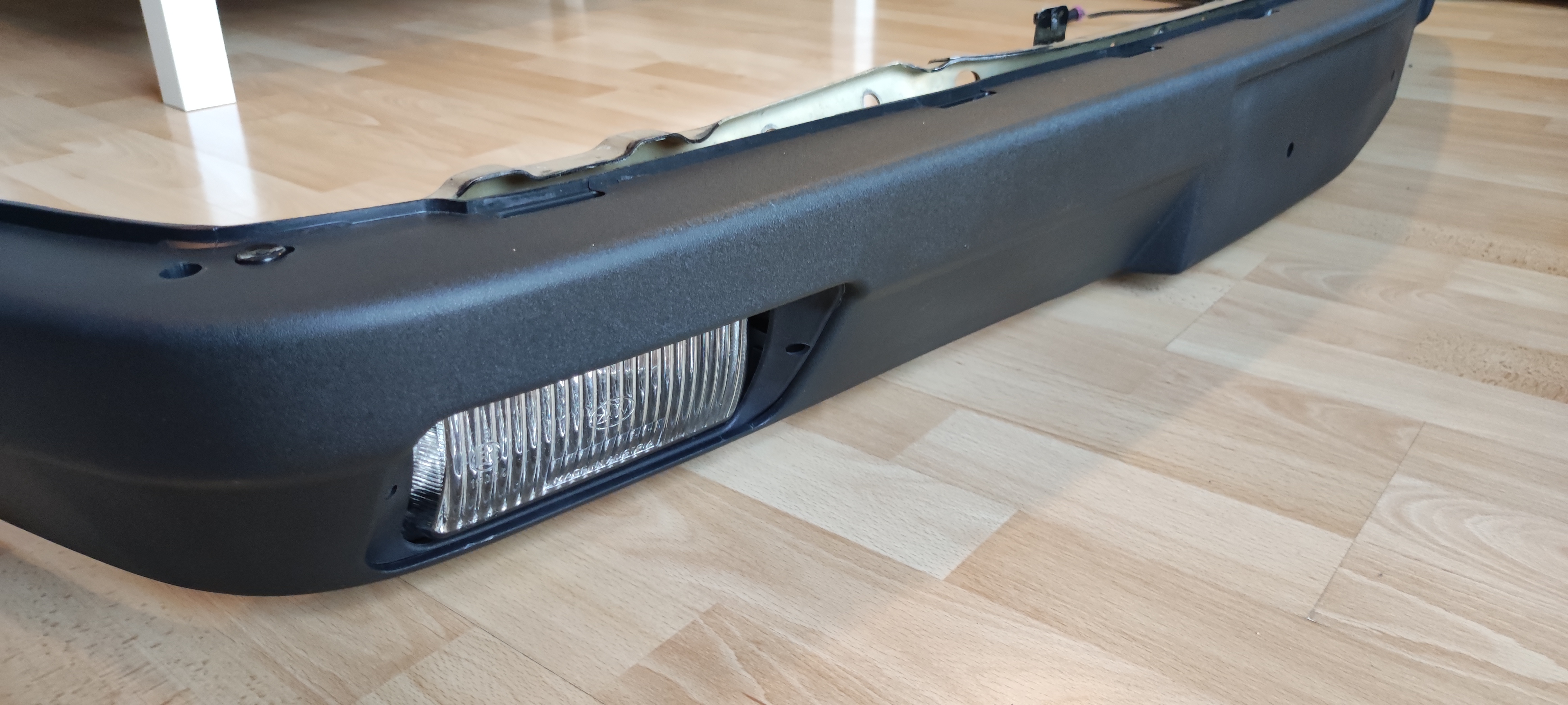 vorderen Stoßfänger überarbeiten (Abdeckung &amp; NSW-Halter neu, Alu-Träger alt)