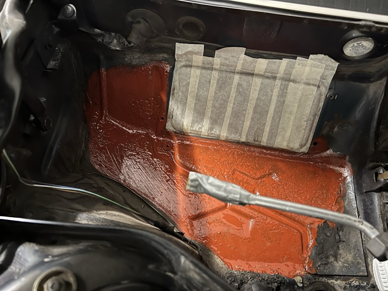 Audi 200 - Klima verdampfer - Rost unter Verdamperkasten - Owatrol CIP.jpg