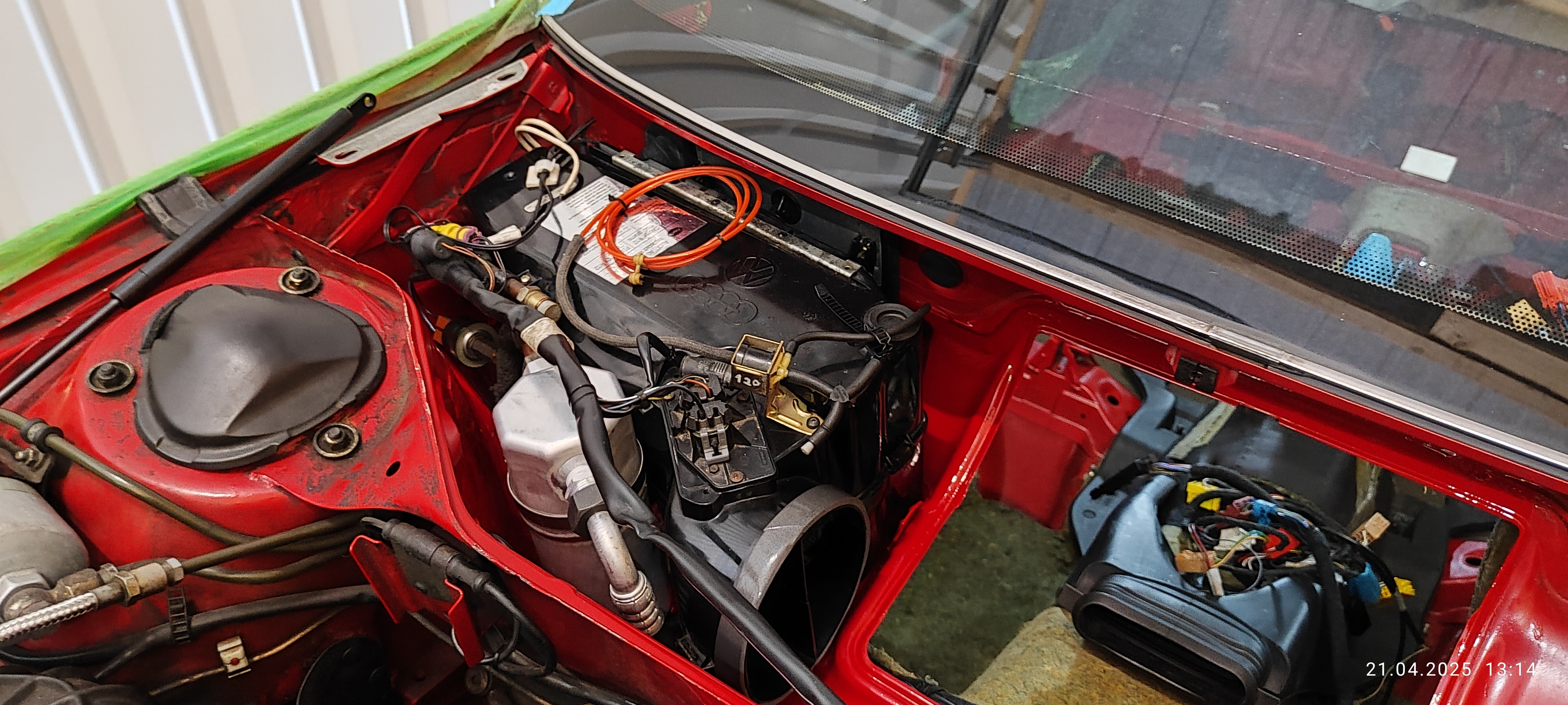 Klimakasten eingebaut (Wasserkasten)