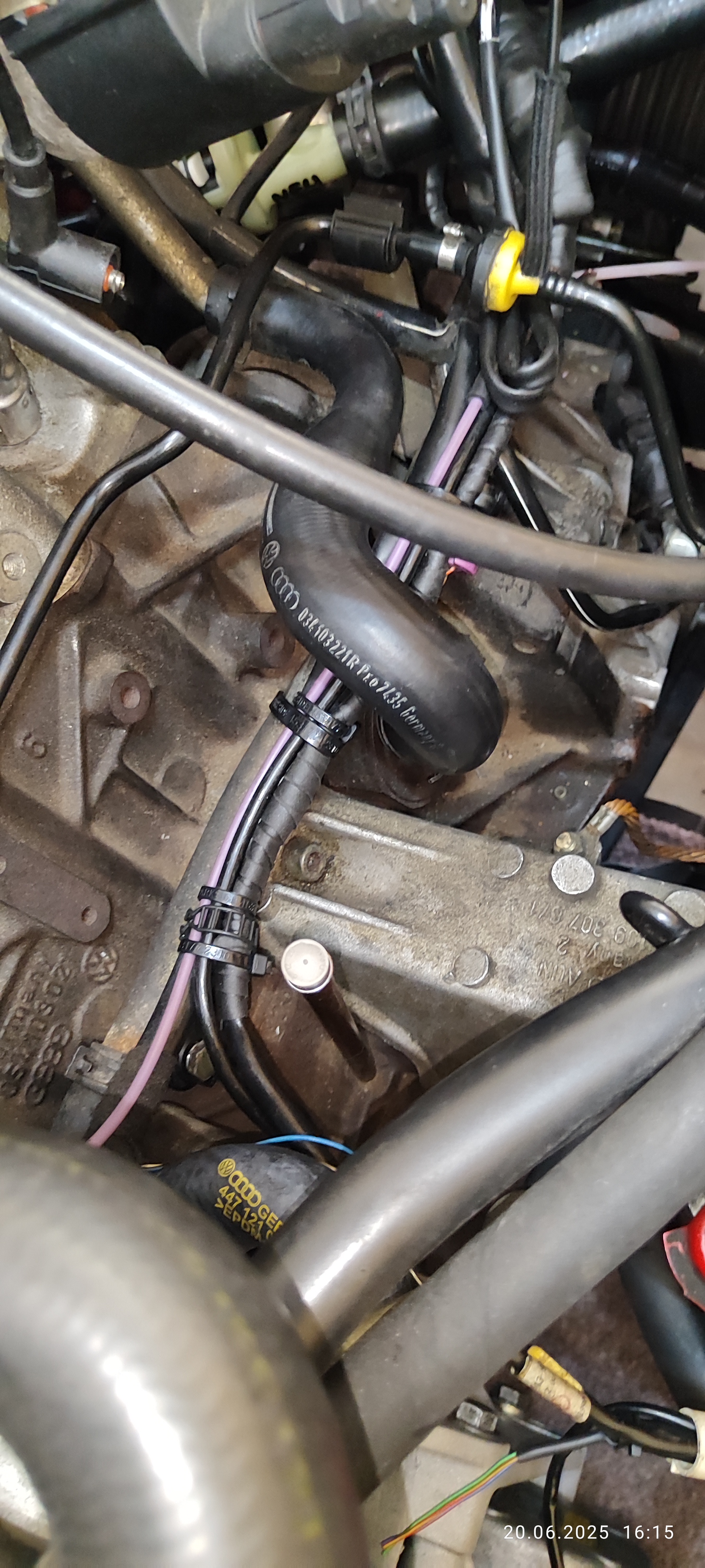 zusätzlichen Kabelstang zum Absperrventil repariert und verlegt