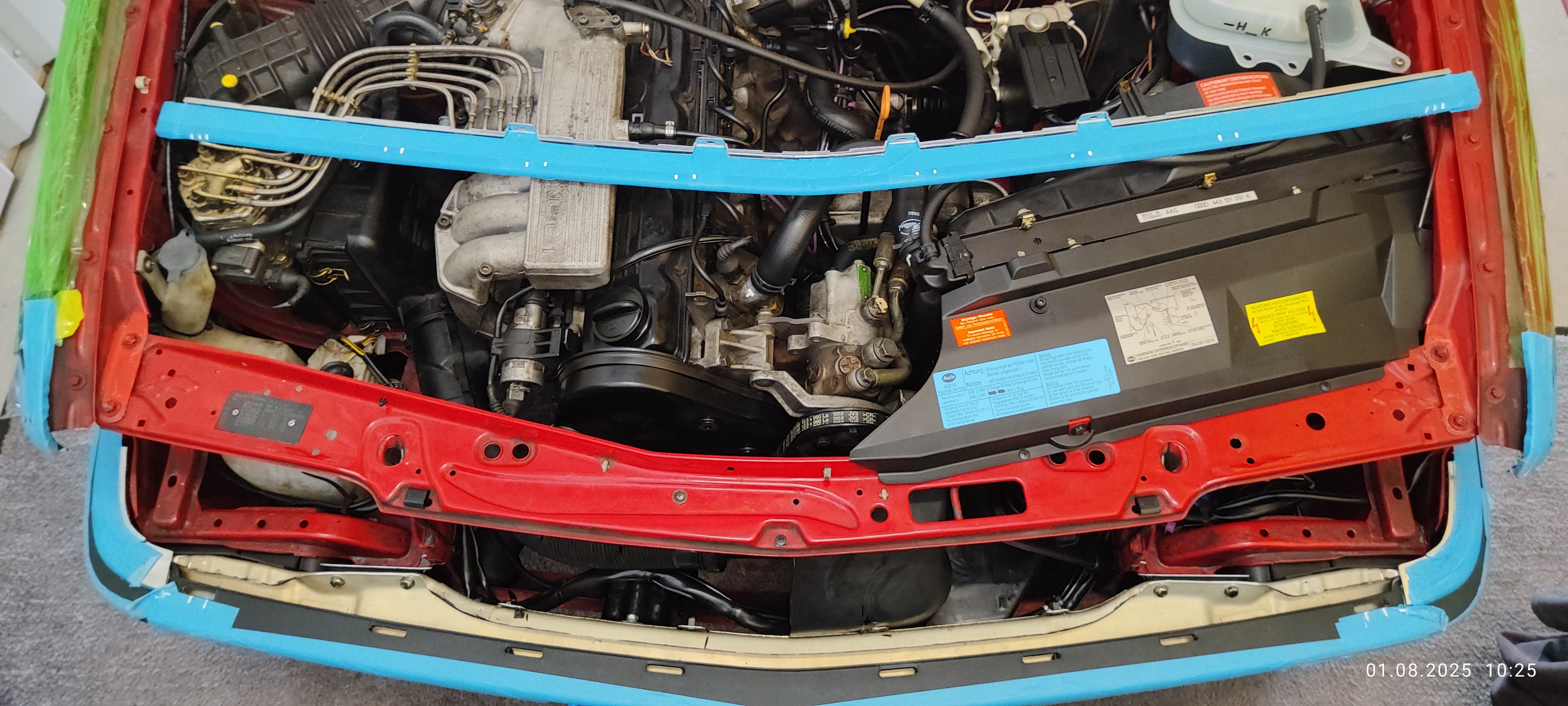 Stoßfänger mit neuen, geraden Trägern